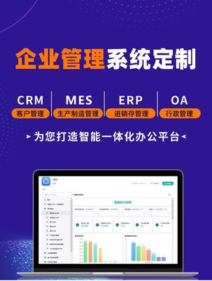 企业管理系统客户crm定制生产制订单采购办公oa进销存erp软件开发